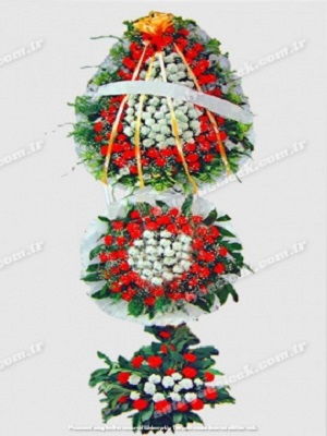 3 Katlı Çelenk Sepeti