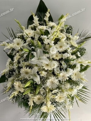 Beyaz Gerbera Ferforje Düğün Açılış